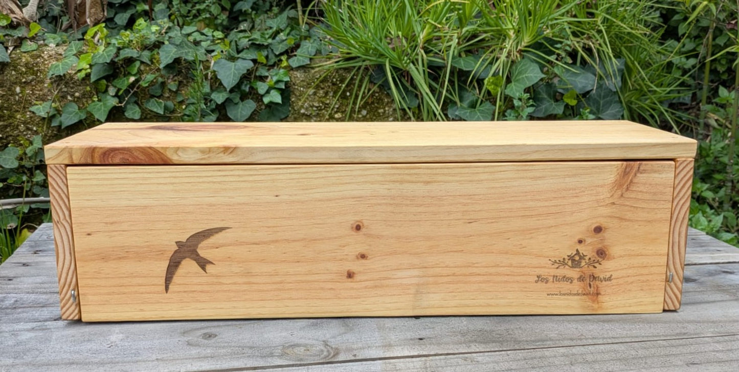 Caja nido doble para vencejo común y vencejo pálido