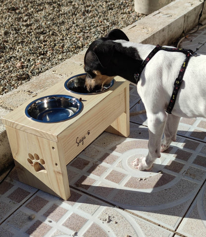 Comedero elevado para perros - Los Nidos de David